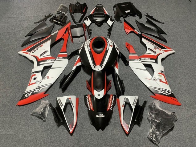 Carenados Moto Yamaha YZF R6 2008-2016 - Blanco Rojo Negro Mate Baratos