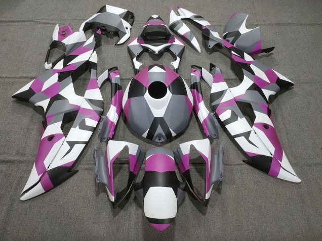 Carenados Moto Yamaha YZF R6 2008-2016 - Blanco Rosa Gris Negro Camouflage Baratos