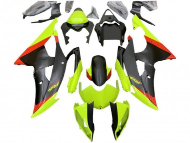 Carenados Moto Yamaha YZF R6 2008-2016 - Verde Rojo Negro Mate Baratos
