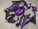 Carenado Moto Yamaha YZF R6 2008-2016 - Púrpura Negro Mate Baratos