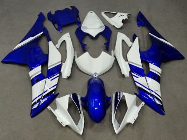 Carenados Moto Yamaha YZF R6 2008-2016 - Blanco Azul Baratos