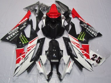 Carenados Moto Yamaha YZF R6 2008-2016 - Blanco Rojo Negro Brillante Verde Monstruo 25 Baratos