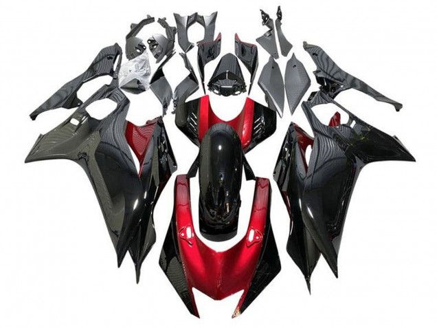 Carenados Moto Yamaha YZF R6 2017-2023 - Rojo Negro Brillante Baratos