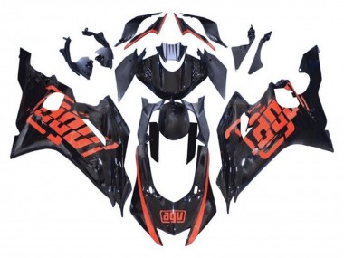 Carenados Moto Yamaha YZF R6 2017-2023 - Negro Brillante Rojo AGV Baratos