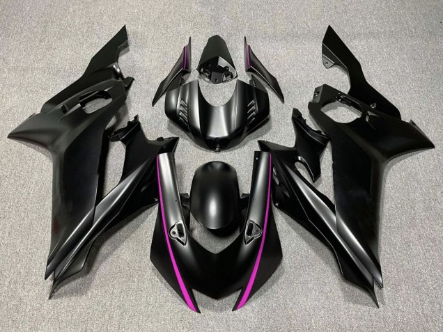 Carenados Moto Yamaha YZF R6 2017-2023 - Negro Mate Rosa Baratos