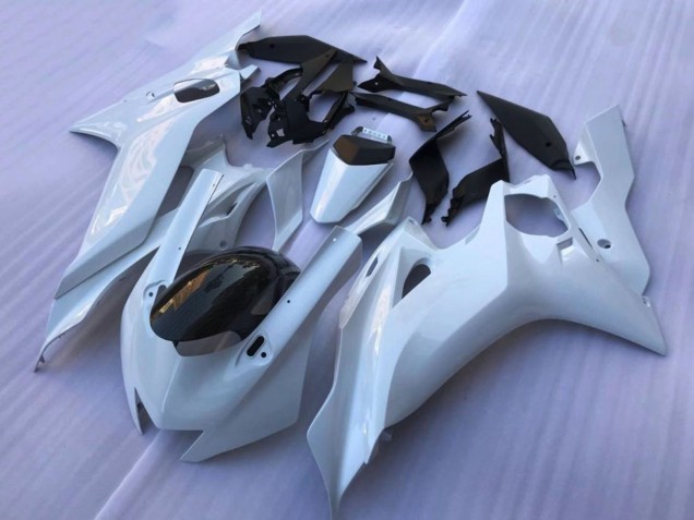 Carenados Moto Yamaha YZF R6 2017-2023 - Blanco Negro Brillante Baratos