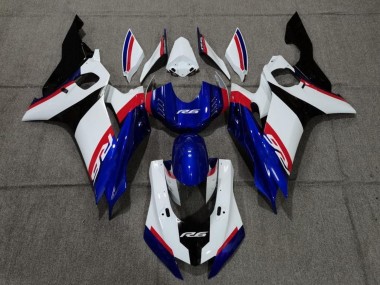 Carenado Moto Yamaha YZF R6 2017-2023 - Blanco Rojo Azul Negro Baratos