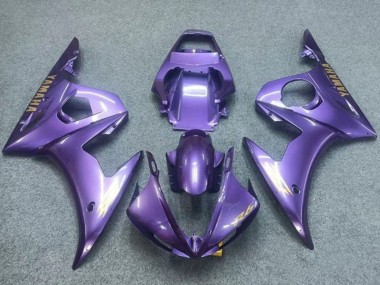 Carenados Moto Yamaha YZF R6 2005 - Púrpura Oro Baratos