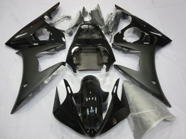 Carenados Moto Yamaha YZF R6 2005 - Negro Brillante Negro Mate Baratos