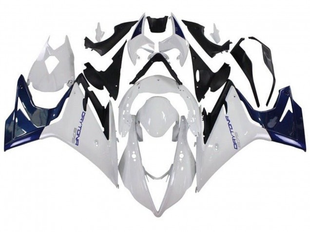 Carenados Moto Triumph Daytona 675 Triple 2013-2016 - Blanco Azul Baratos