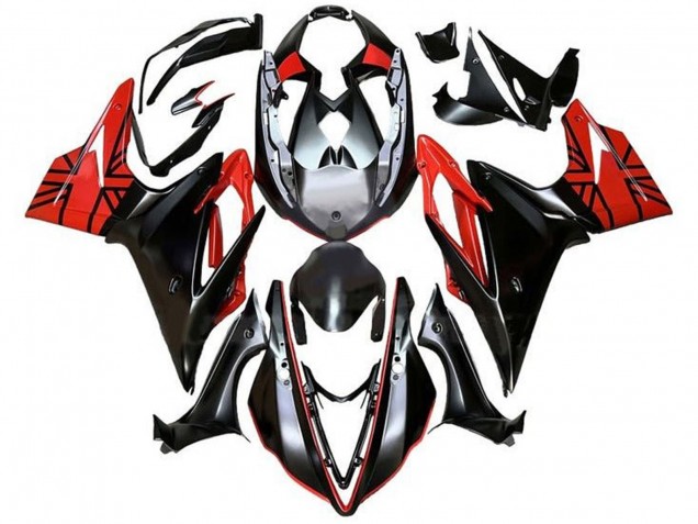 Carenados Moto Triumph Daytona 675 Triple 2013-2016 - Plata Rojo Negro Brillante Baratos