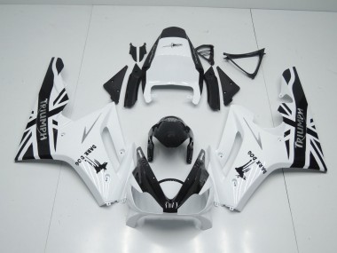 Carenados Moto Triumph Daytona 675 Triple 2006-2008 - Blanco Negro Brillante Dark Dog Baratos