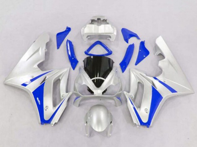 Carenados Moto Triumph Daytona 675 Triple 2006-2008 - Plata Azul Baratos