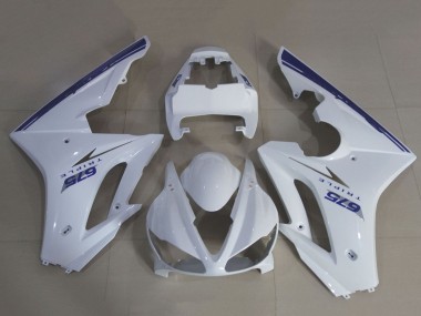Kits Carenado Moto Triumph Daytona 675 Triple 2009-2012 - Blanco Azul Baratos