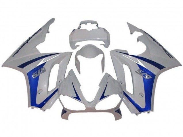 Carenados Moto Triumph Daytona 675 Triple 2009-2012 - Blanco Azul Baratos
