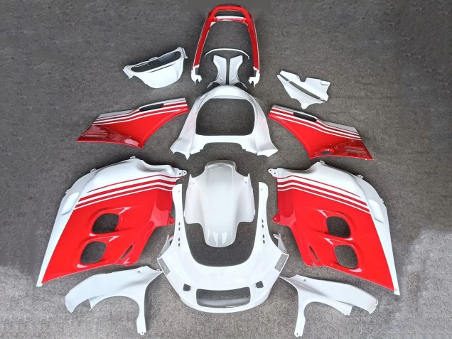 Carenados Moto Honda CBR1000F Hurricane 1987-1988 - Blanco Rojo Baratos