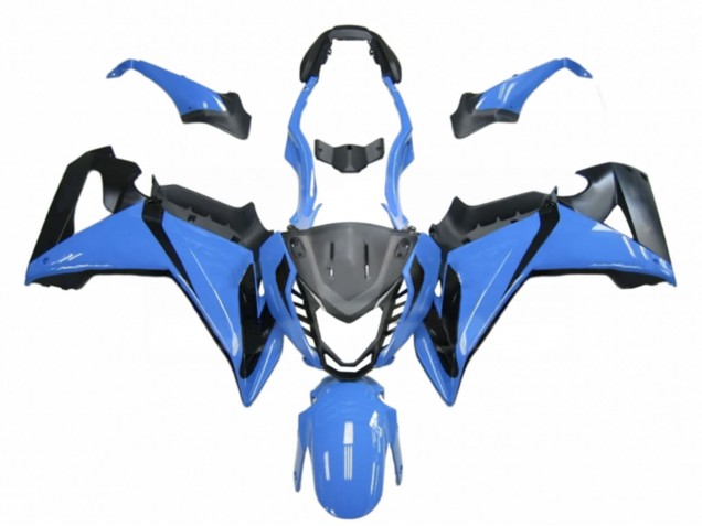 Carenados Moto Honda CBR650F 2014-2016 - Azul Cielo Negro Baratos