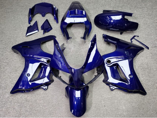Carenados Moto Suzuki SV650 2003-2013 - Azul Brillante FibraCarbono Baratos