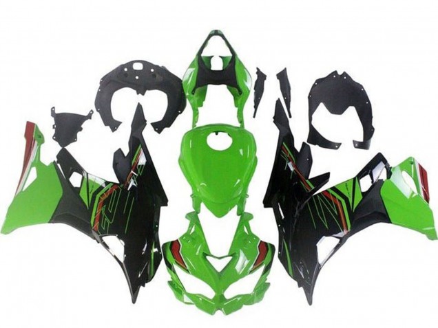 Carenados Moto Kawasaki ZX4R ZX-4RR 2019-2025 - Verde Negro Rojo Baratos