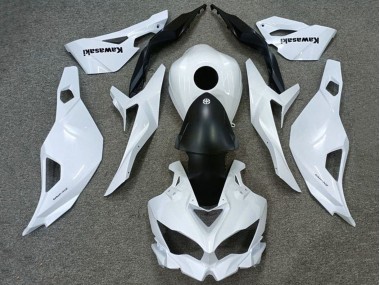 Carenados Moto Kawasaki ZX4R ZX-4RR 2019-2025 - Blanco Negro Mate Baratos