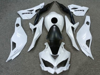 Carenados Moto Kawasaki ZX4R ZX-4RR 2019-2025 - Blanco Negro Mate Baratos