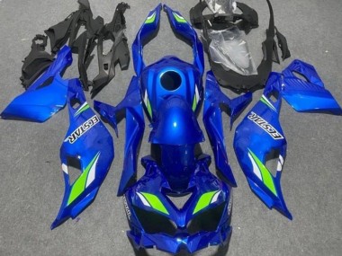 Carenados Moto Kawasaki ZX4R ZX-4RR 2019-2025 - Azul Verde Ecstar Baratos
