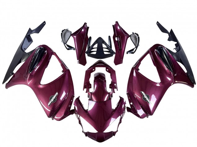 Carenados Moto Honda ST1300 2002-2016 - Púrpura Negro Mate Baratos