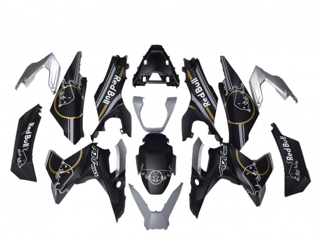 Carenados Moto Honda ADV160 2022-2024 - Negro Mate Oro Rojo Bull Baratos