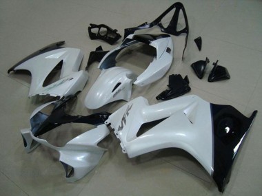 Carenados Moto Honda VFR 800 2002-2013 - Blanco Negro Brillante Plata Calcomanía Baratos