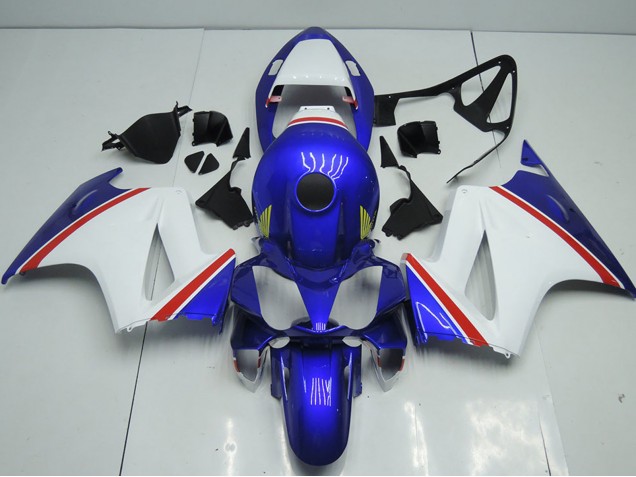 Carenados Moto Honda VFR 800 2002-2013 - Blanco Azul Rojo Baratos