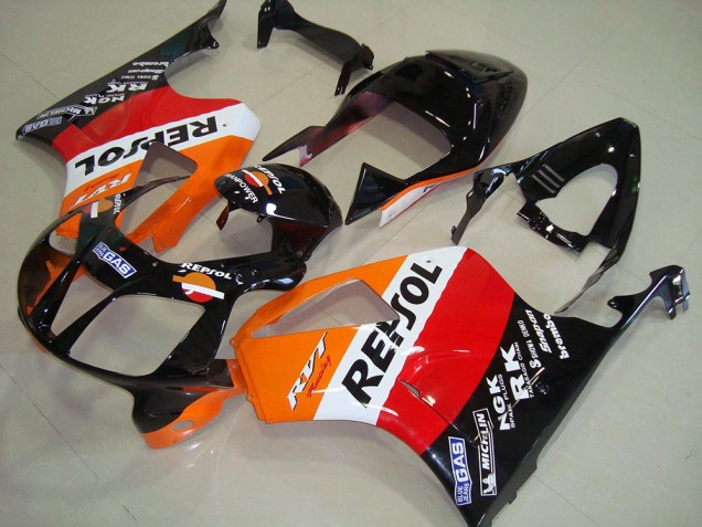 Carenados Moto Honda VTR1000 2000-2006 - Naranja Blanco Rojo Negro Brillante Repsol Baratos