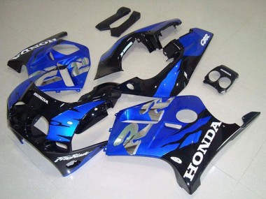 Carenados Moto Honda CBR250RR MC19 1988-1989 - Azul Negro Brillante Baratos