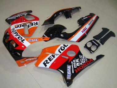 Carenados Moto Honda CBR250RR MC19 1988-1989 - Naranja Blanco Rojo Negro Brillante Repsol Baratos