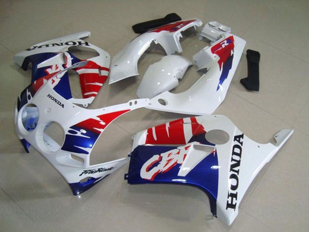 Carenados Moto Honda CBR250RR MC19 1988-1989 - Blanco Rojo Azul Baratos