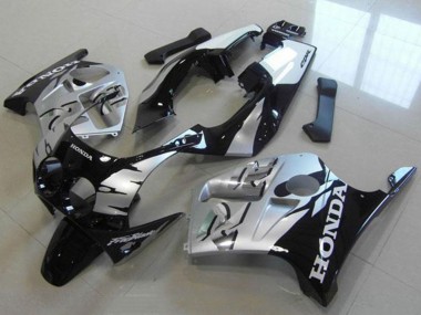 Carenados Moto Honda CBR250RR MC19 1988-1989 - Plata Negro Brillante Baratos