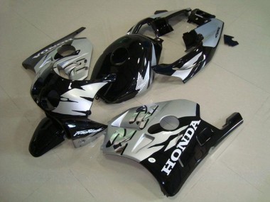 Carenados Moto Honda CBR250RR MC22 1990-1998 - Plata Negro Brillante Baratos