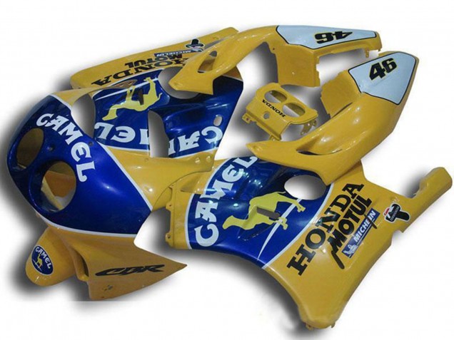 Carenados Moto Honda CBR250RR MC22 1990-1998 - Amarillo Azul Camello Motul Baratos