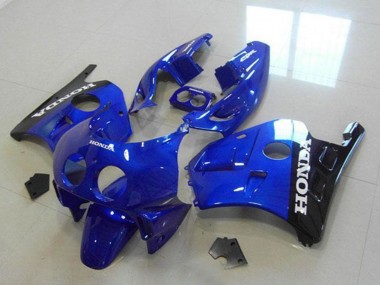 Carenados Moto Honda CBR250RR MC22 1990-1998 - Azul Negro Brillante Blanco Calcomanías Baratos