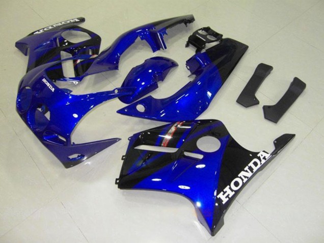 Carenados Moto Honda CBR250RR MC22 1990-1998 - Azul Negro Brillante Blanco Calcomanía Baratos