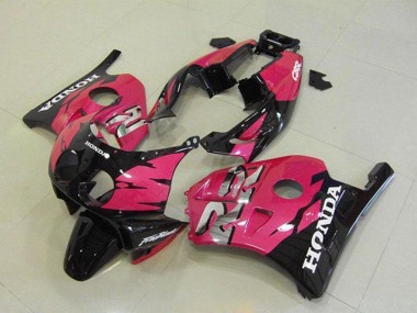 Carenados Moto Honda CBR250RR MC22 1990-1998 - Rosa Negro Brillante Baratos