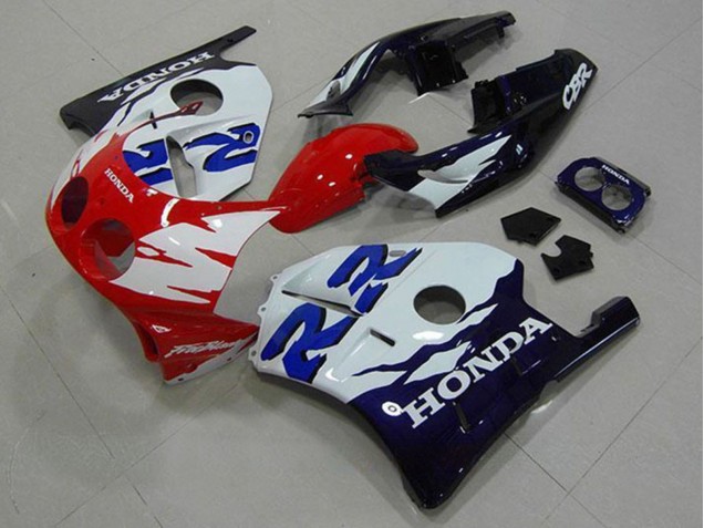 Carenados Moto Honda CBR250RR MC22 1990-1998 - Blanco Rojo Negro Brillante Baratos