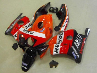 Carenados Moto Honda CBR250RR MC22 1990-1998 - Naranja Blanco Rojo Negro Brillante HRC Repsol Baratos