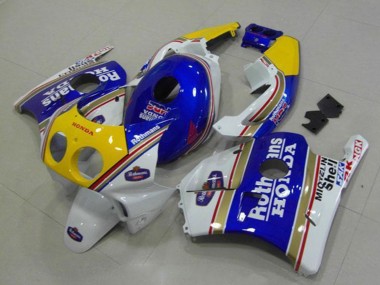 Carenados Moto Honda CBR250RR MC22 1990-1998 - Blanco Azul Amarillo Rothmans Baratos