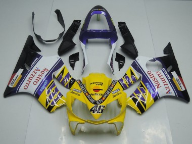 Carenados Moto Honda CBR600 F4i 2001-2003 - Amarillo Blanco Azul Negro Rojo Nastro Azzurro Baratos