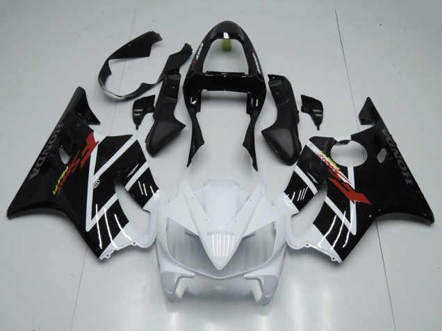 Carenado Moto Honda CBR600 F4i 2001-2003 - Blanco Negro Brillante F Sport Baratos