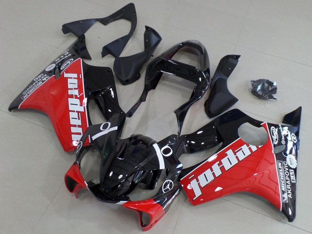 Carenados Moto Honda CBR600 F4i 2001-2003 - Negro Brillante Rojo Blanco Jordan Baratos
