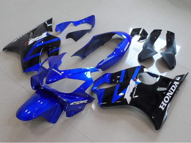Carenado Moto Honda CBR600 F4i 2004-2007 - Azul Negro Brillante Baratos