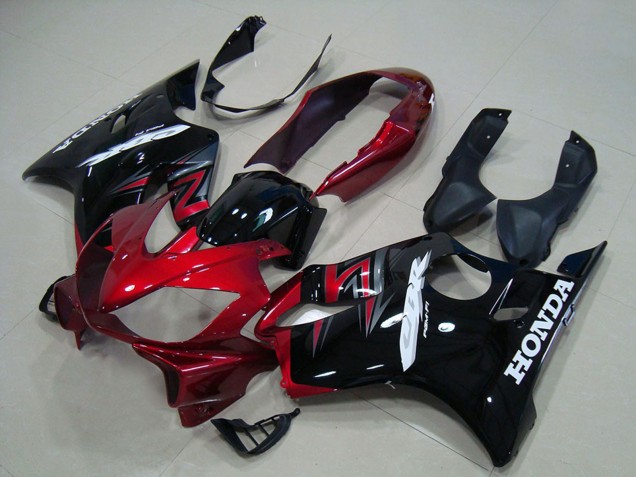 Kit Carenados Moto Honda CBR600 F4i 2004-2007 - Rojo Negro Brillante Baratos