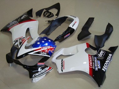 Carenados Moto Honda CBR600 F4i 2004-2007 - Blanco Rojo Azul Negro Brillante Estrella Lee Carrera Baratos