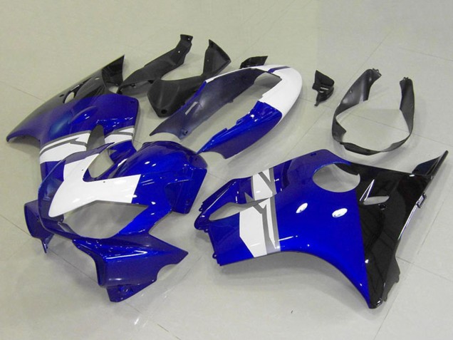 Carenados Moto Honda CBR600 F4i 2004-2007 - Blanco Azul Negro Brillante Baratos